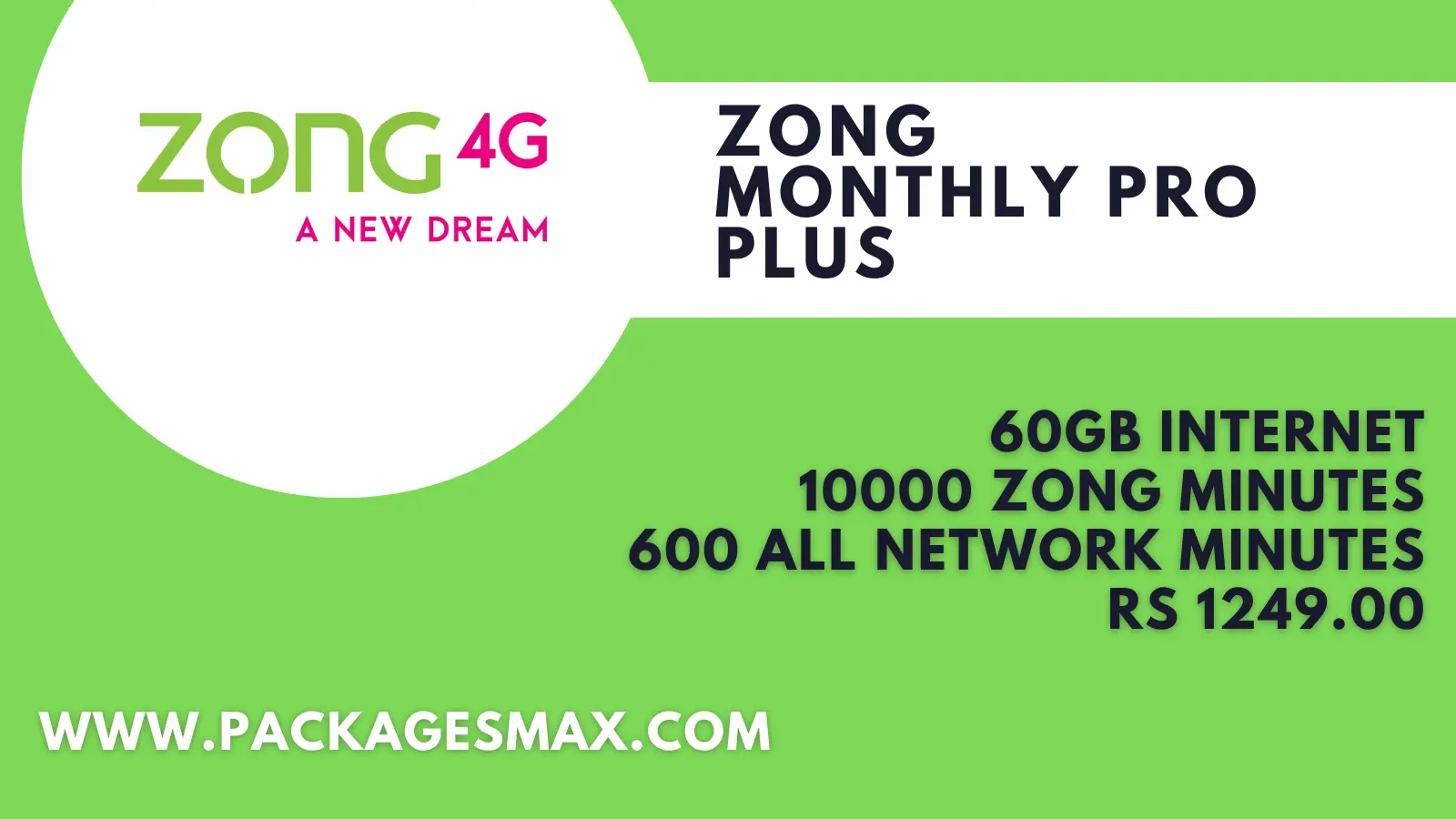 Zong Monthly Pro Plus